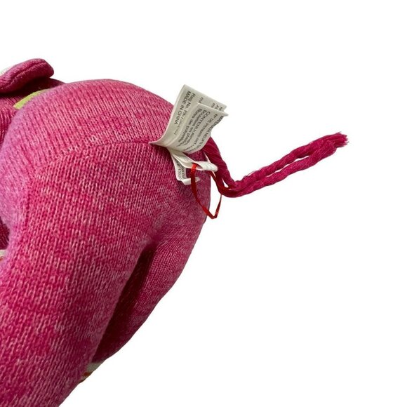 Seasons of Cannon Falls Pink Elephant Sock Monkey 14” Sitting Magnet Hands Plush - Picture 8 of 11